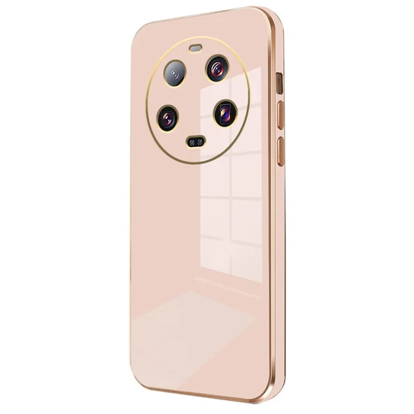 Xiaomi Mi 14 Ultra Kılıf Volet Silikon - Pembe ürün görseli 1