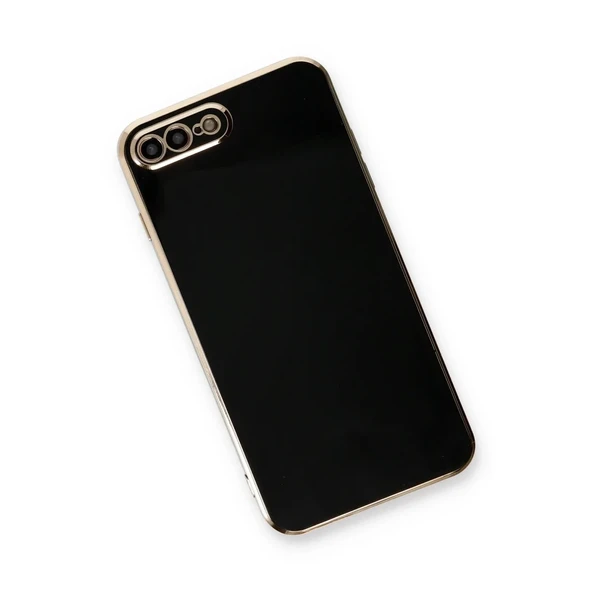 Apple İphone 7 Plus Kılıf Volet Silikon - Siyah - Resim 3
