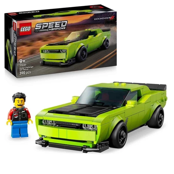 77237 Lego Speed Champ. Dodge Challenger SRT 390 parça +9 yaş ürün görseli 1