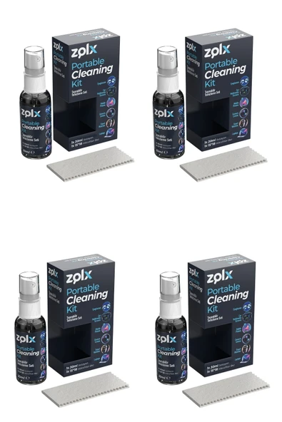 30ml Taşınabilir Temizleme Kiti Dörtlü Set Gözlük Telefon Tablet Akıllı Saat Küçük Ekran Temizliği 1 ürün görseli 1