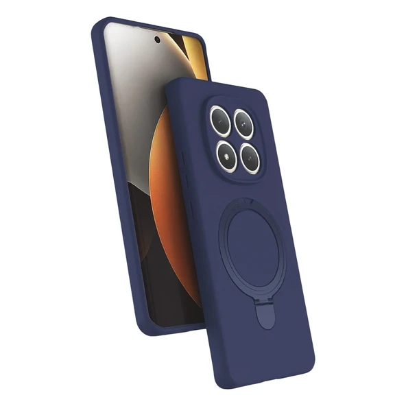 Xiaomi Redmi Note 15 4g Regal Magsafe Standlı Kapak - Lacivert ürün görseli 1