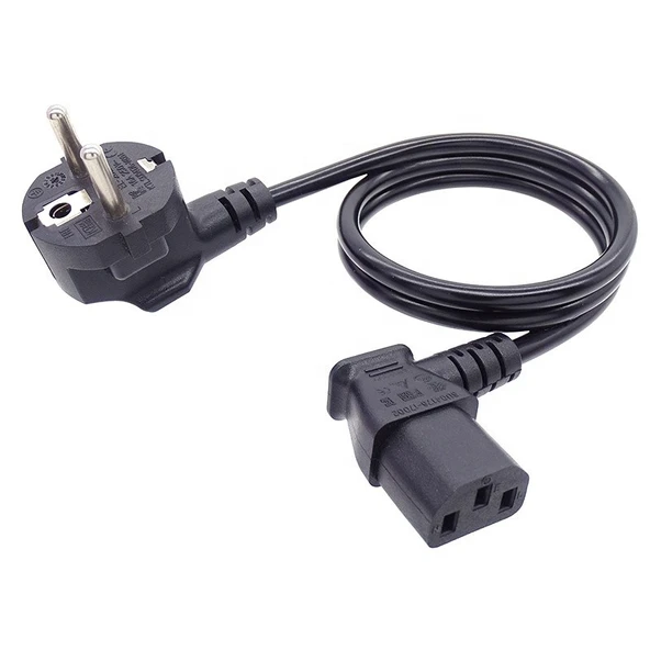 SENSEI EU POWER CORD L TİPİ (SOL) 3X0.75MM 220V 90 DERECE 1.5 METRE POWER KABLO ürün görseli 1