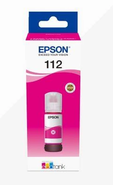 EPSON C13T06C34A 112 MAGENTA MÜREKKEP KARTUŞ 6.000 SAYFA 70ML L15160 L15150 ürün görseli 1
