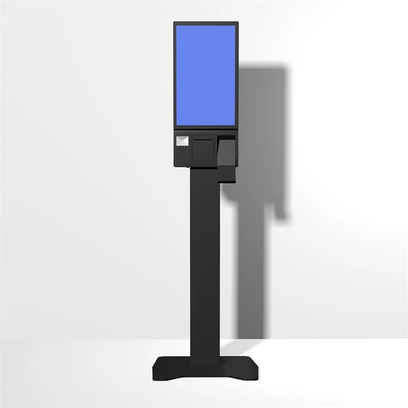 TIWOX K-2150B 21.5" I7 5.NESİL 256GB SSD 16GB RAM WIFI 80MM FİŞ YAZICI 2D OKUYUCU FHD DOKUNMATİK KIOSK AYAKLI SİYAH ürün görseli 1