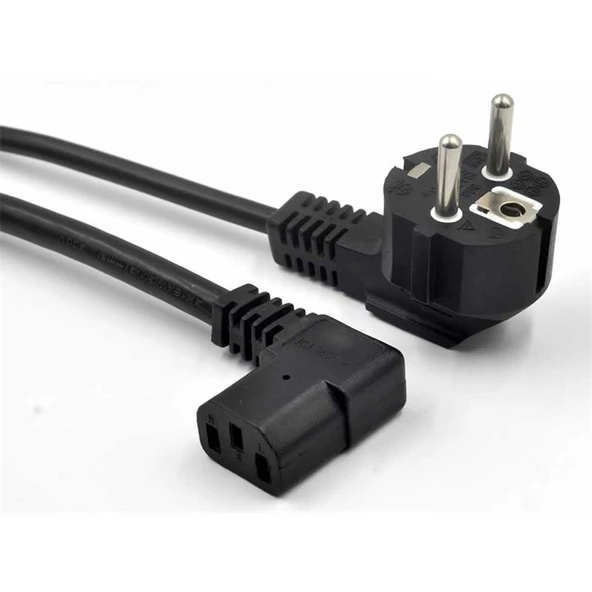SENSEI EU POWER CORD L TİPİ (SAG) 3X0.75MM 220V 90 DERECE 1.5 METRE POWER KABLO ürün görseli 1
