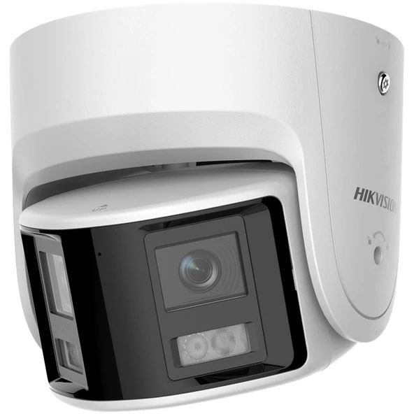 HIKVISION DS-2CD2367G2P-LSU/SL 6MP 2.8MM LENS 30 METRE COLORVU SESLİ VE IŞIK ALARM 180° PANORAMIC ACUSENSE DOME KAMERA ürün görseli 1