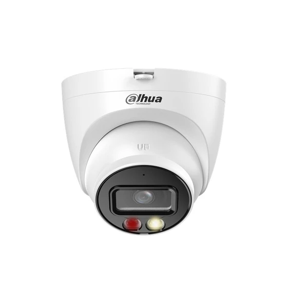 DAHUA IPC-HDW2249T-S-IL-0280B 2MP 2.8MM SABİT LENS 30 METRE DUAL LIGHT DAHİLİ MİKROFON WIZSENSE IP DOME KAMERA ürün görseli 1