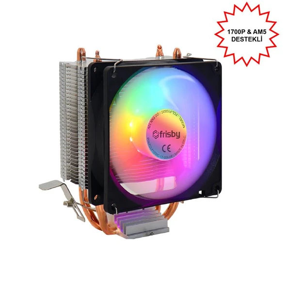 FRISBY FCL-F1332C (P2S) INTEL 1366/115X/1200/1700-AMD AM2/AM2+/AM3/AM4/AM5 İŞLEMCİ FAN ürün görseli 1