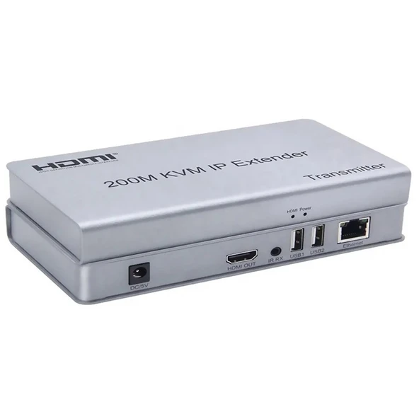 SENSEI HDTV-EXTENTION 200 METRE 1080P CAT6 KVM EXTENDER(HDMI-USB-IR-AUDIO) ürün görseli 1