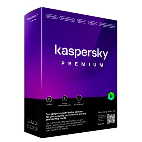 KASPERSKY PREMIUM ELEKTRONIK LISANS 10 KULLANICI 1 YIL ürün görseli 1