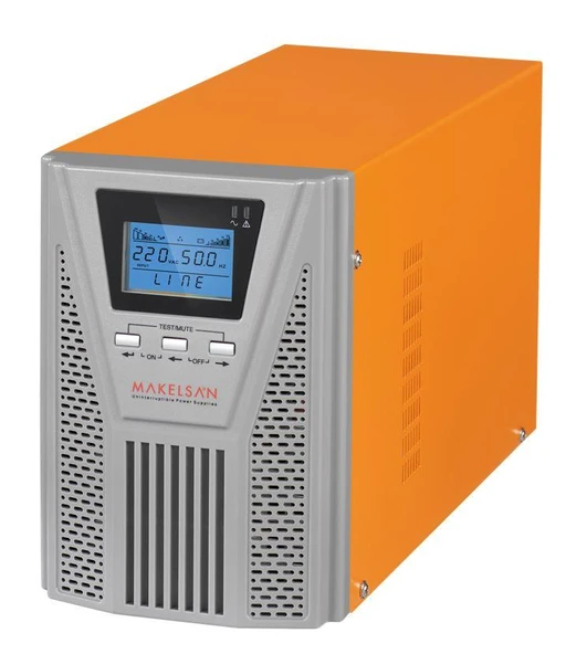 MAKELSAN POWERPACK SE 1KVA 1F/1F (2X9AH) 5/15DK ONLINE UPS ürün görseli 1