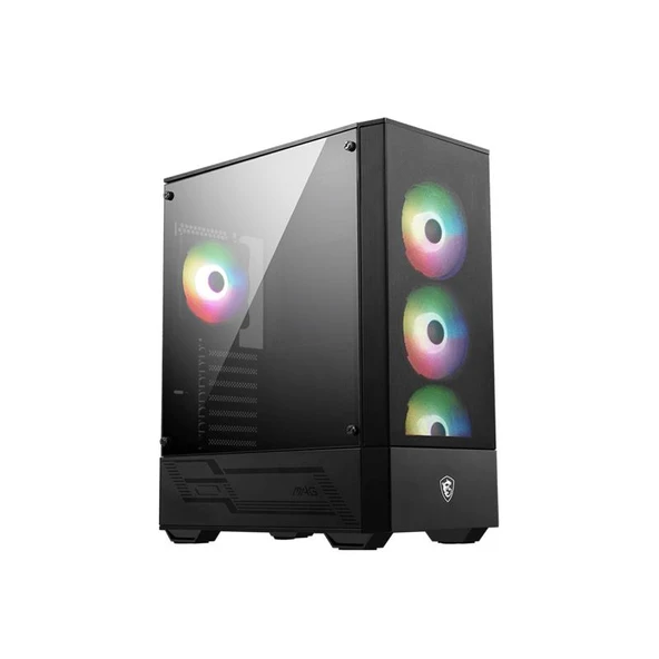 MSI MAG FORGE 112R TEMPERLI CAM 3X120MM 1X120MM ARGB FAN PSU YOK ATX GAMING KASA ürün görseli 1
