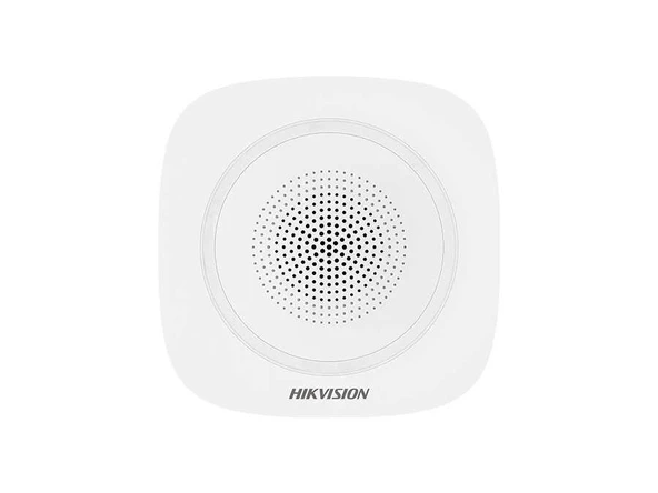 HIKVISION DS-PS1-I-WE 868MHZ 110DB İÇ ORTAM KABLOSUZ SİREN BEYAZ RENK ürün görseli 1