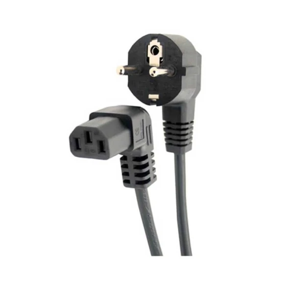 SENSEI EU POWER CORD L TİPİ (UST) 3X0.75MM 220V 90 DERECE 1.5 METRE POWER KABLO ürün görseli 1