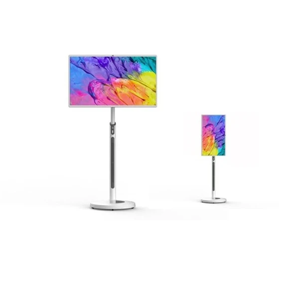 TIWOX NST250604001 32 INCH 1920X1080 8G+128G TAŞINABILIR DOKUNMATIK ANDROID MONITOR BEYAZ ürün görseli 1