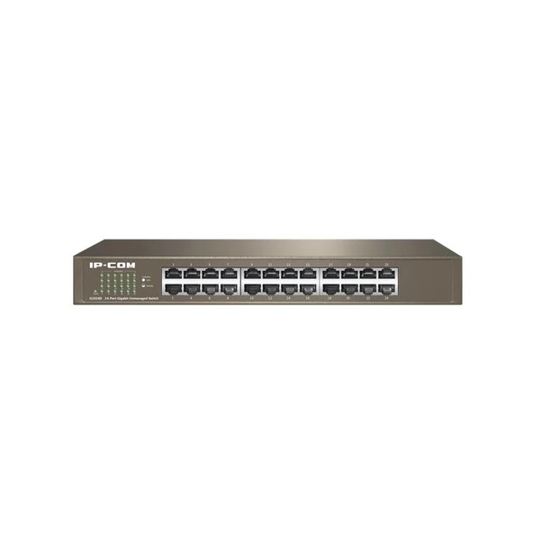 IP-COM G1024D 24 PORT GIGABIT METAL KASA RACKMOUNT SWITCH ürün görseli 1