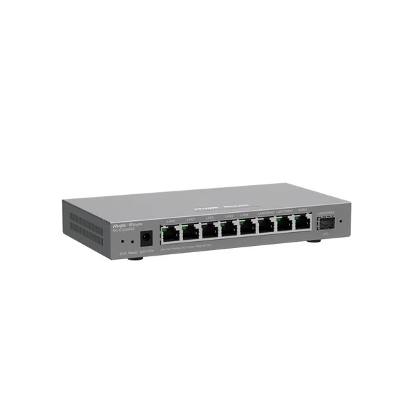 RUIJIE REYEE RG-EG209GS 8 PORT GIGABIT + 1 PORT 1GB SFP UPLINK 600MBPS CLOUD YÖNETİLEBİLİR ROUTER ürün görseli 1