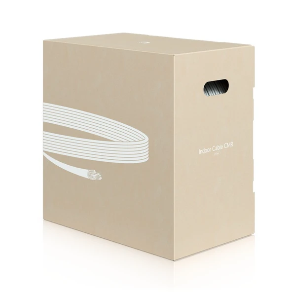 UBIQUITI U-CABLE-C6-CMR 23AWG FRPV 305 METRE %100 BAKIR CAT6 BEYAZ RENK NETWORK KABLOSU ürün görseli 1