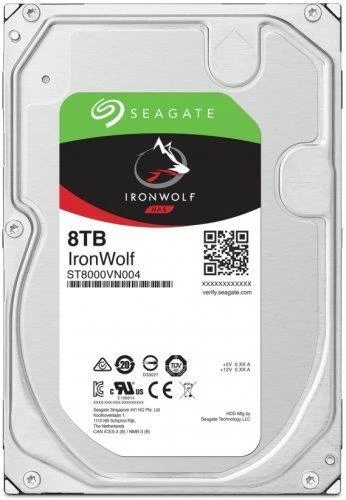 8 TB SEAGATE 3.5 IRONWOLF SATA3 7200RPM 256MB ST8000VN004 (3 YIL RESMI DIST GARANTILI) ürün görseli 1