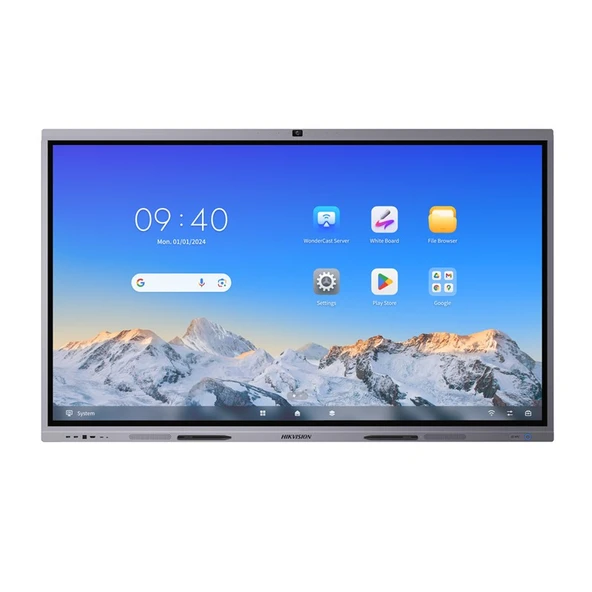 65 INC HIKVISION DS-D5C65RB/B 3840X2160 4K 5MS 60HZ DOKUNMATİK ANDROID INTERACTIVE EKRAN ürün görseli 1