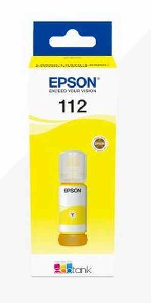 EPSON C13T06C44A 112 YELLOW MÜREKKEP KARTUŞ 6.000 SAYFA 70ML L15160 L15150 ürün görseli 1