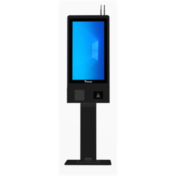 TIWOX K-3250B 32" I7 5.NESİL 256GB SSD 16GB RAM WIFI 80MM FİŞ YAZICI 2D OKUYUCU FHD DOKUNMATİK KIOSK AYAKLI SİYAH ürün görseli 1