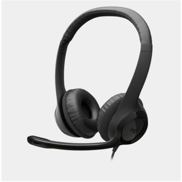 LOGITECH H390 KABLOLU SİYAH KULAKLIK 981-000406 ürün görseli 1