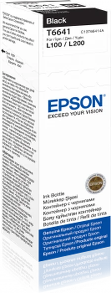 EPSON C13T66414A T6641 BLACK MRKP (L110-L200-210-L550-L355) ürün görseli 1