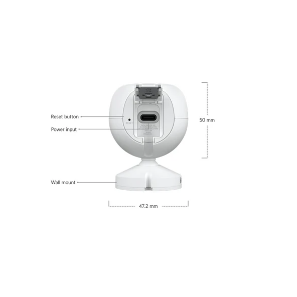 UBIQUITI UVC-G4-INS 4MP 2.8MM LENS 6 METRE IR ÇİFT YÖNLÜ KONUŞMA İNSAN/ARAÇ/HAYVAN ALGILAMA WIFI IPX5 KAMERA ürün görseli 1