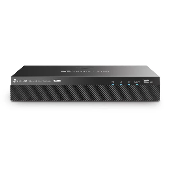 TP-LINK VIGI NVR2016H-16P V2 16 KANAL POE 4K 2 SATA H265+ ONVIF NVR KAYIT CİHAZI ürün görseli 1