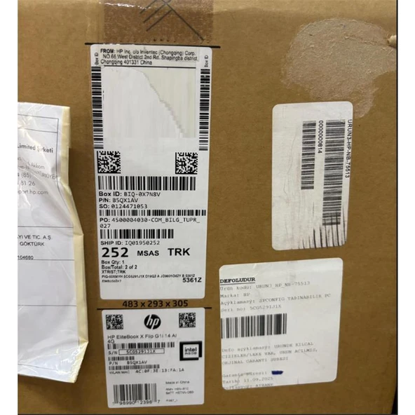HP ELITEBOOK X FLIP G1I AI B5QX1AV INTEL ULTRA 7-258V 32GB 1TB SSD 14 W11PRO (OUTLET) ürün görseli 1