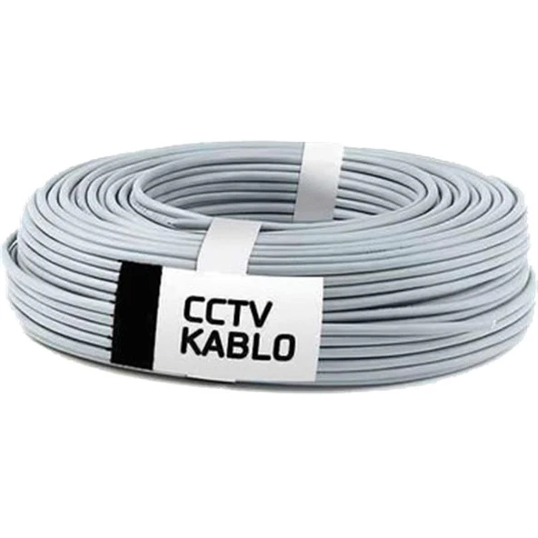 SENSEI 2+1 (2X0,50MM) CCA 100 METRE CCTV BNC KABLO ürün görseli 1