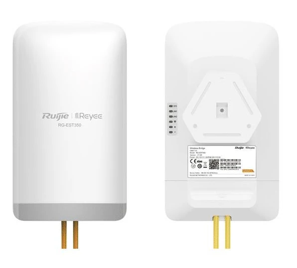 RUIJIE REYEE RG-EST350 V2 867MBPS 5KM PTP 30 DERECE DIŞ ORTAM 2 LI SET ACCESS POINT(ADAPTÖRLÜ) ürün görseli 1