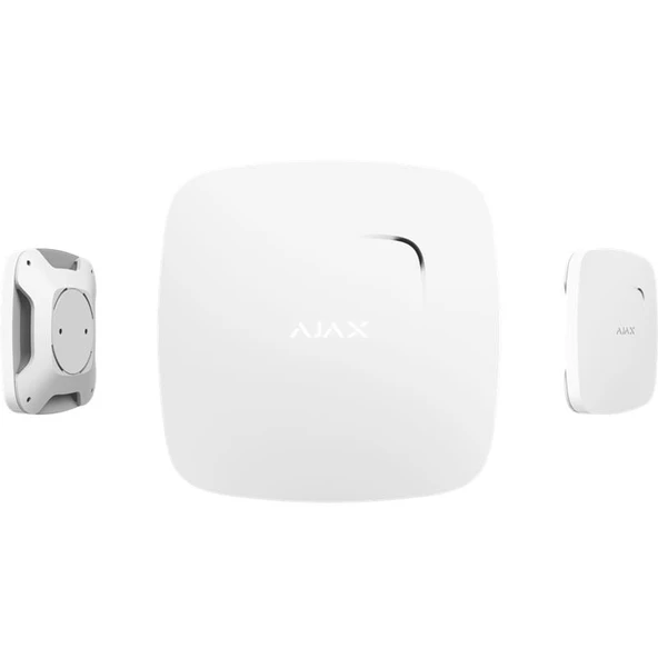 AJAX FIREPROTECT PLUS 85DB ISI DUMAN VE CO (KARBONMONOKSİT) KABLOSUZ DEDEKTÖR BEYAZ RENK ürün görseli 1