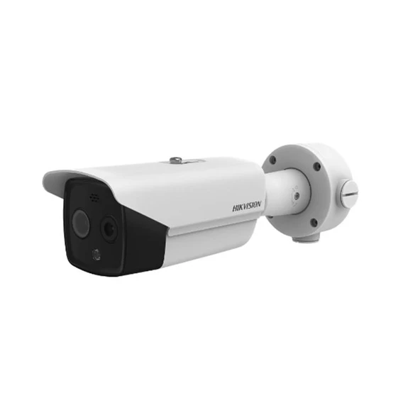 HIKVISION DS-2TD2617-6/QA N/W 2MP 6MM OPTIK LENS / 160X120 6.2MM TERMAL LENS HEATPRO BI-SPECTRUM TERMAL BULLET KAMERA ürün görseli 1