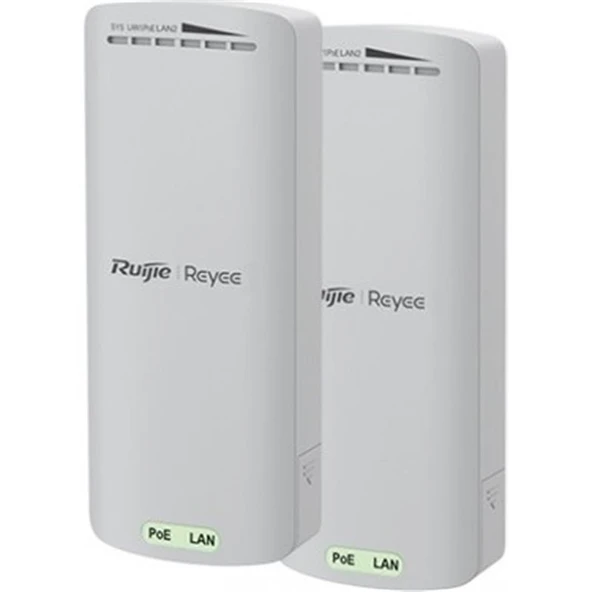 RUIJIE REYEE RG-EST100-E 2.4GHZ 300MBPS 500 METRE PTP 70 DERECE DIŞ ORTAM 2 LI SET ACCESS POINT(ADAPTÖRLÜ) ürün görseli 1