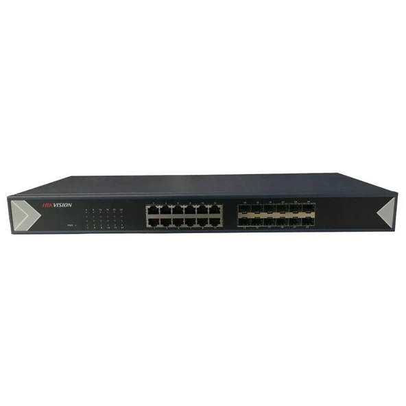 HIKVISION DS-3E0524TF 12 PORT RJ45 GIGABIT+12 PORT SFP GIGABIT L2 RACKMOUNT SWITCH ürün görseli 1