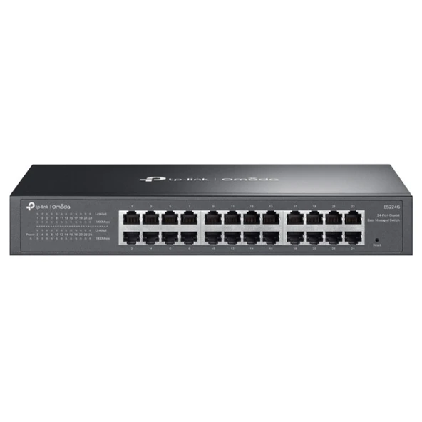 TP-LINK OMADA ES224G 24 PORT GIGABIT EASY YÖNETLEBİLİR METAL KASA SWITCH ürün görseli 1