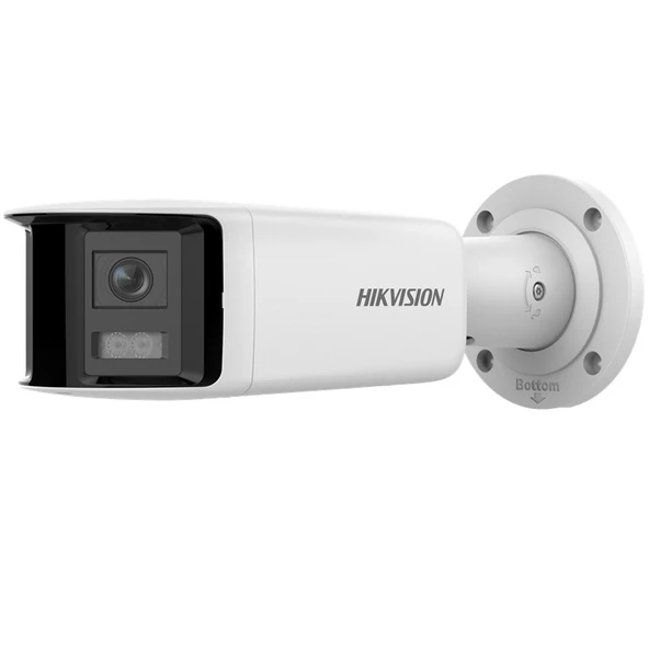 HIKVISION DS-2CD2T87G2P-LSU/SL 8MP 4MM LENS 40METRE COLORVU SESLİ VE IŞIK ALARM 180° PANORAMIC ACUSENSE BULLET IP KAMERA ürün görseli 1