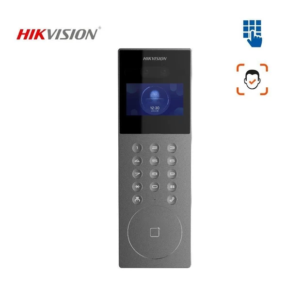 HIKVISION DS-KD9203-E6 YUZ TANIMA VE INTERKOM DIŞ ÜNİTE MODÜLÜ ürün görseli 1