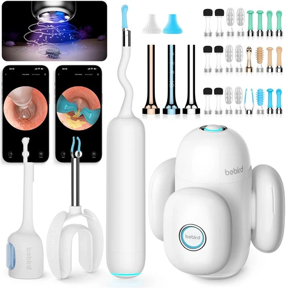 BEBIRD HOME 30S FAMILY EDITION 10MP KAMERA 3.5MM LENS ŞARJLI WIFI GÖRÜNTÜLÜ KULAK TEMİZLEME SETİ ürün görseli 1