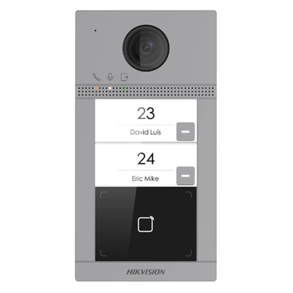 HIKVISION DS-KV8213-WME1(B) 2MP IR LED WIFI OZELLIKLI IKI ABONE ICIN POE IP CAGRI BUTONU ürün görseli 1