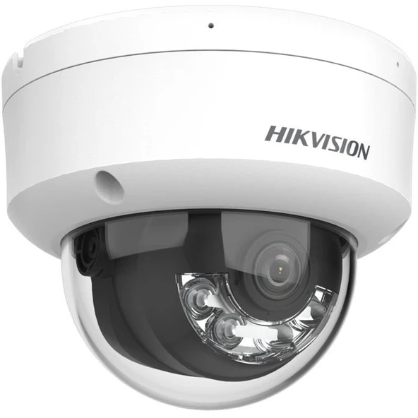 HIKVISION DS-2CD1121G2-LIUF 2MP 2.8MM 30METRE SMART HYBRID LIGHT İNSAN ALGILAMA DAHİLİ MİKROFON DOME IP KAMERA ürün görseli 1