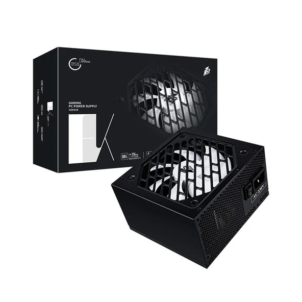 1ST PLAYER FK 400W SİYAH 12CM FAN KORUMALI 3 YIL GARANTİLİ GÜÇ KAYNAĞI ürün görseli 1