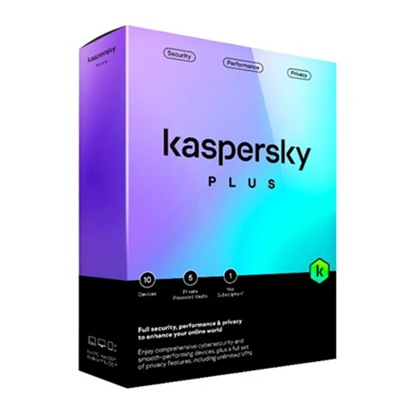 KASPERSKY PLUS ELEKTRONIK LISANS 3 KULLANICI 1 YIL ürün görseli 1