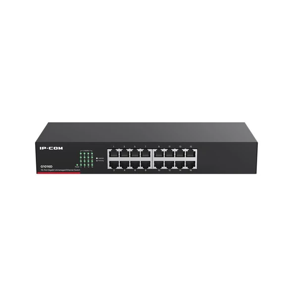IP-COM G1016D 16 PORT GIGABIT METAL KASA RACKMOUNT SWITCH ürün görseli 1