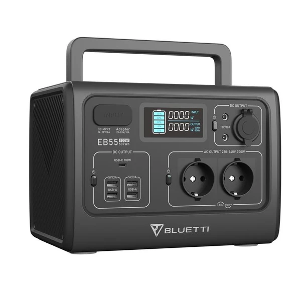 BLUETTI EB55 700W 537WH TAŞINABİLİR GÜÇ İSTASYONU ürün görseli 1
