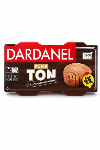 Dardanel Ayçiçek Yağlı Füme Ton Balığı 2 X 75 gr ürün görseli 1