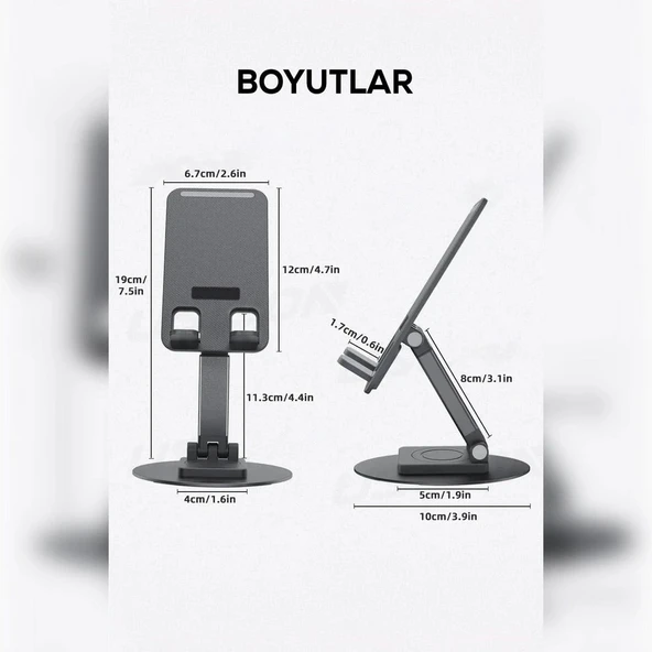 Kablo Geçirilebilir Telefon Tutucu - Resim 4