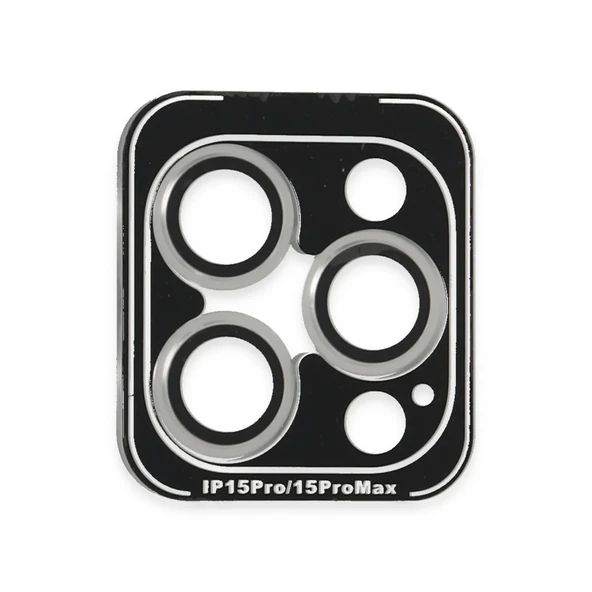 Joko Apple İphone 15 Pro Max Pvd Metal Kamera Lens - Gümüş ürün görseli 1